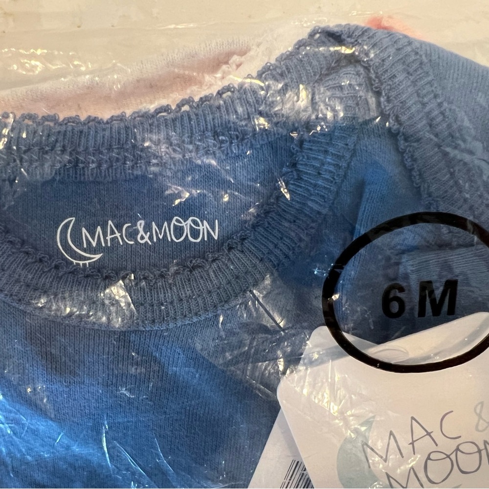 NWT Mac and Moon Baby 6 month 5 pack Baby Onesies